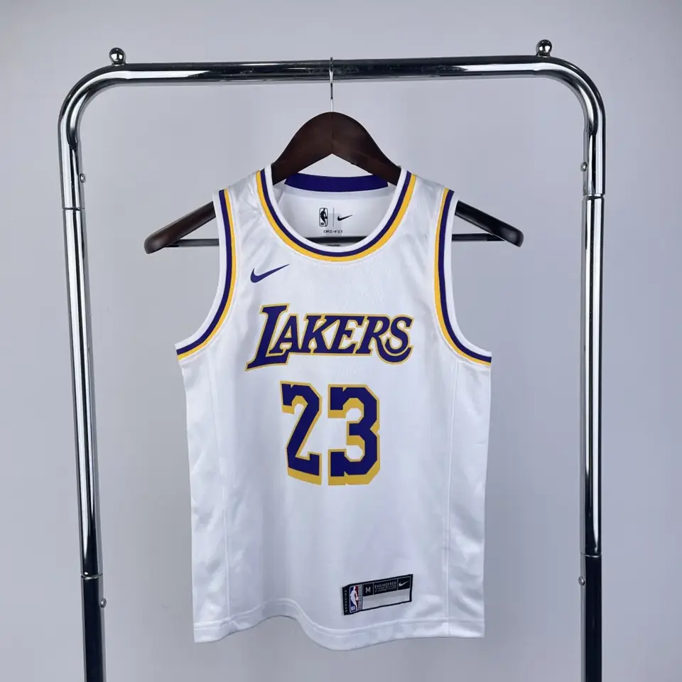 Juvenil para niños: Lakers blanco nº 23 James