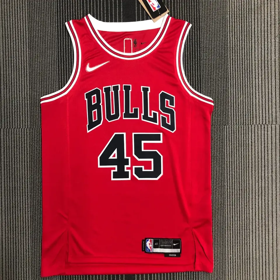 75 aniversario Bulls rojo número 45 Jordan