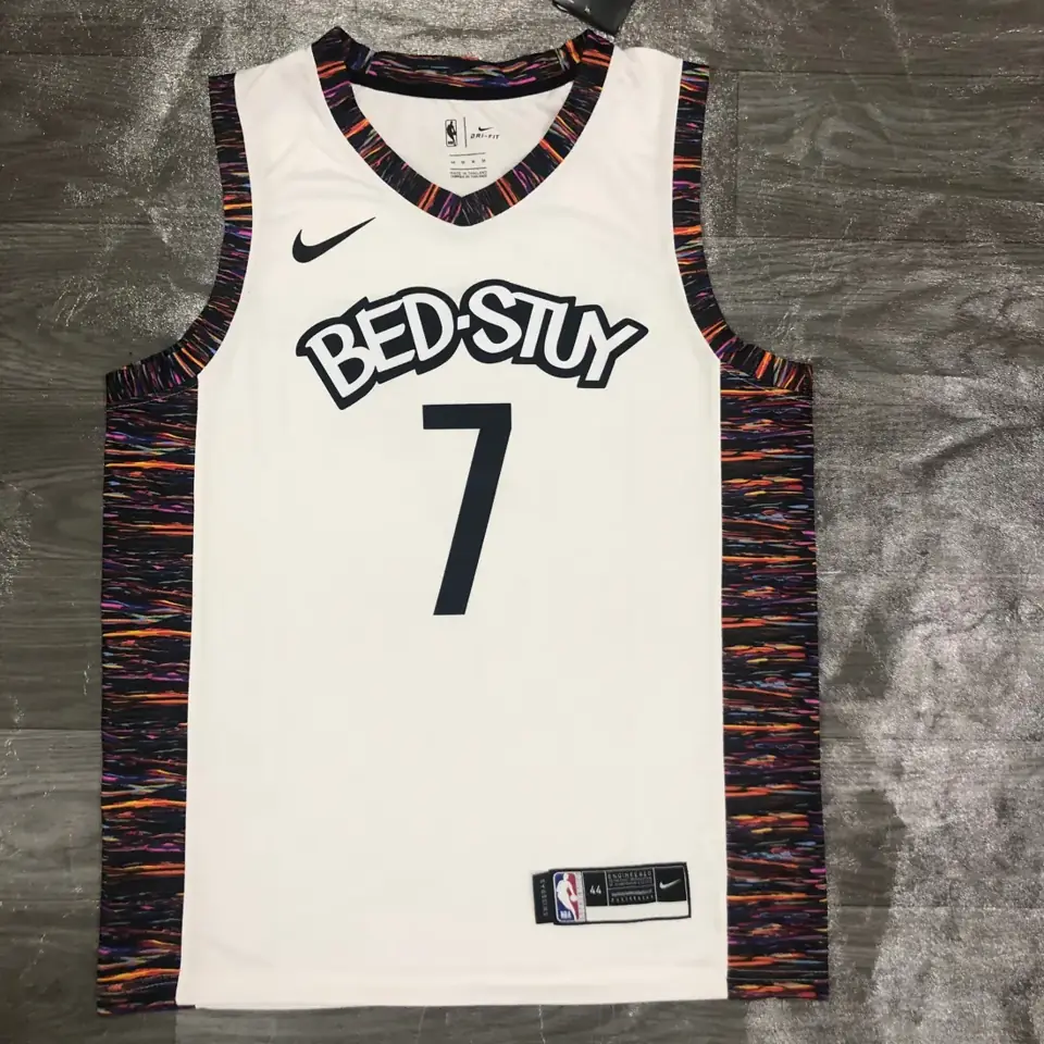 Temporada 20 Brooklyn Nets City Edition (camuflaje), blanco, nº 7 Durant