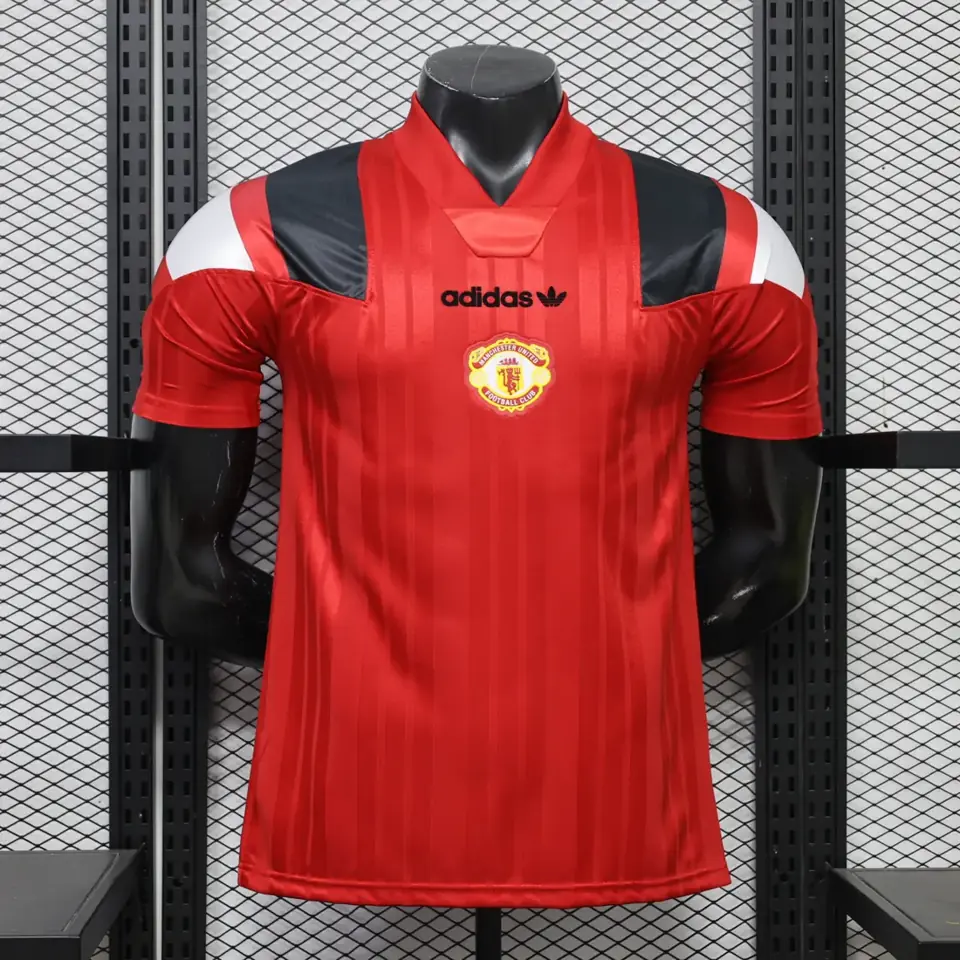 26. Camiseta informal retro roja del Manchester United Idol, tallas S-3XL