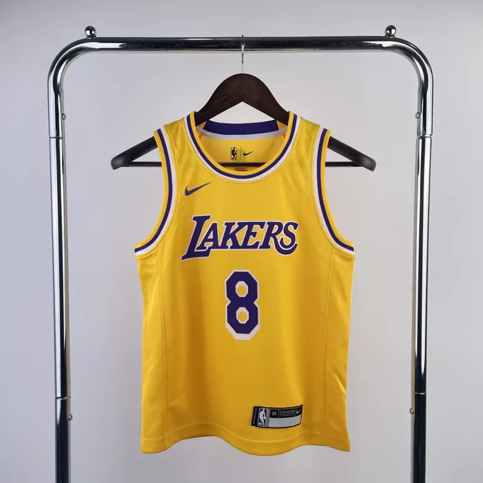 Juvenil/niños: Lakers amarillo número 8 Kobe