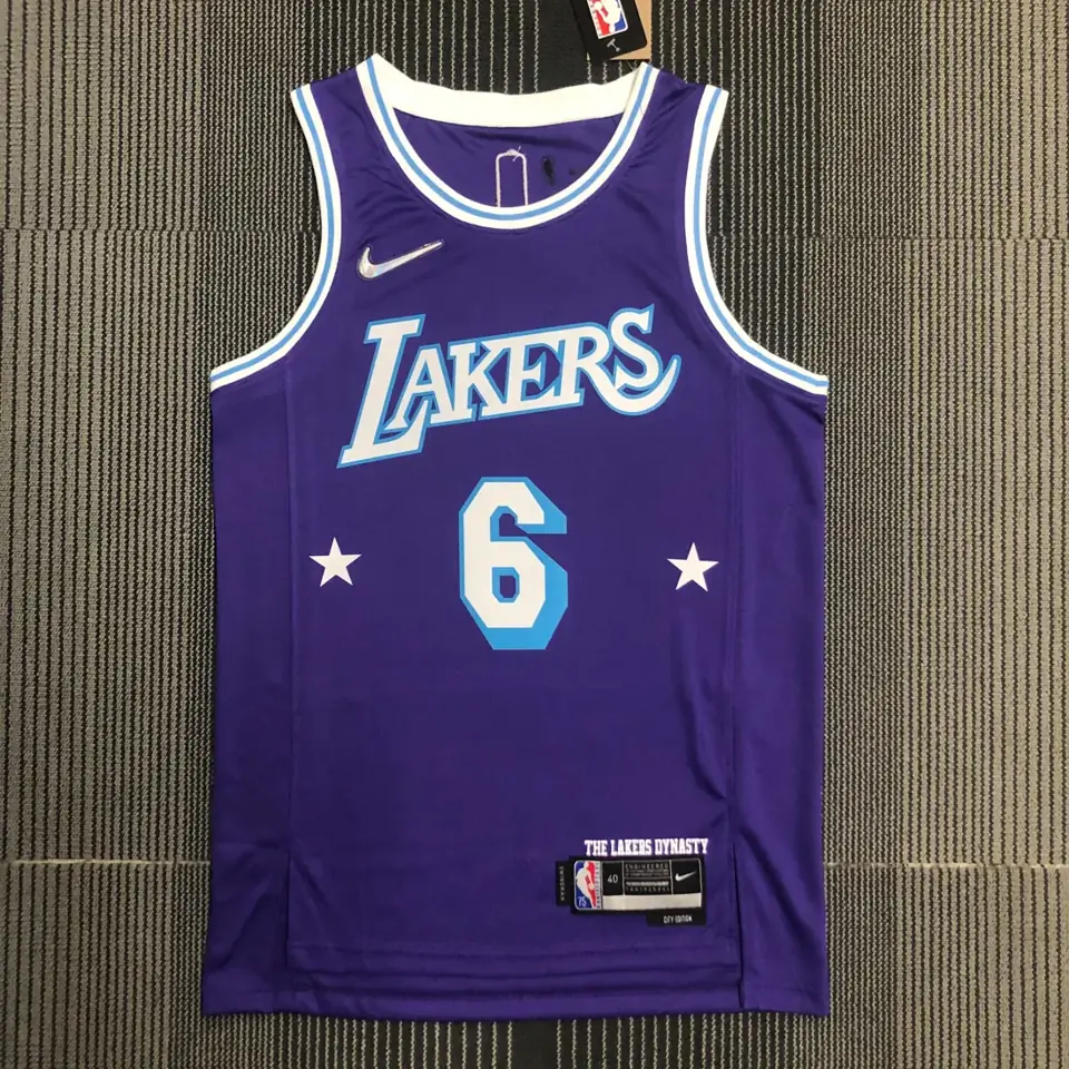75º aniversario temporada 22 Lakers City Edition nº 6 James