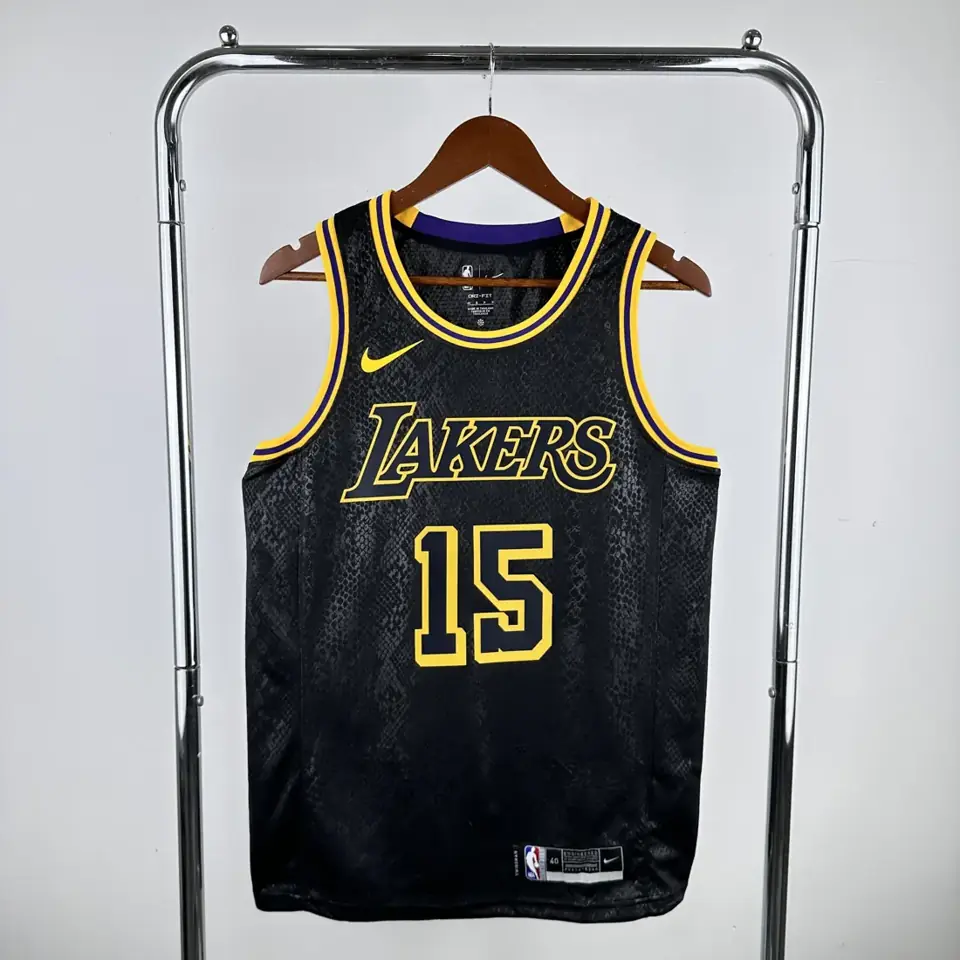 Lakers estampado de serpiente #15 Rivers