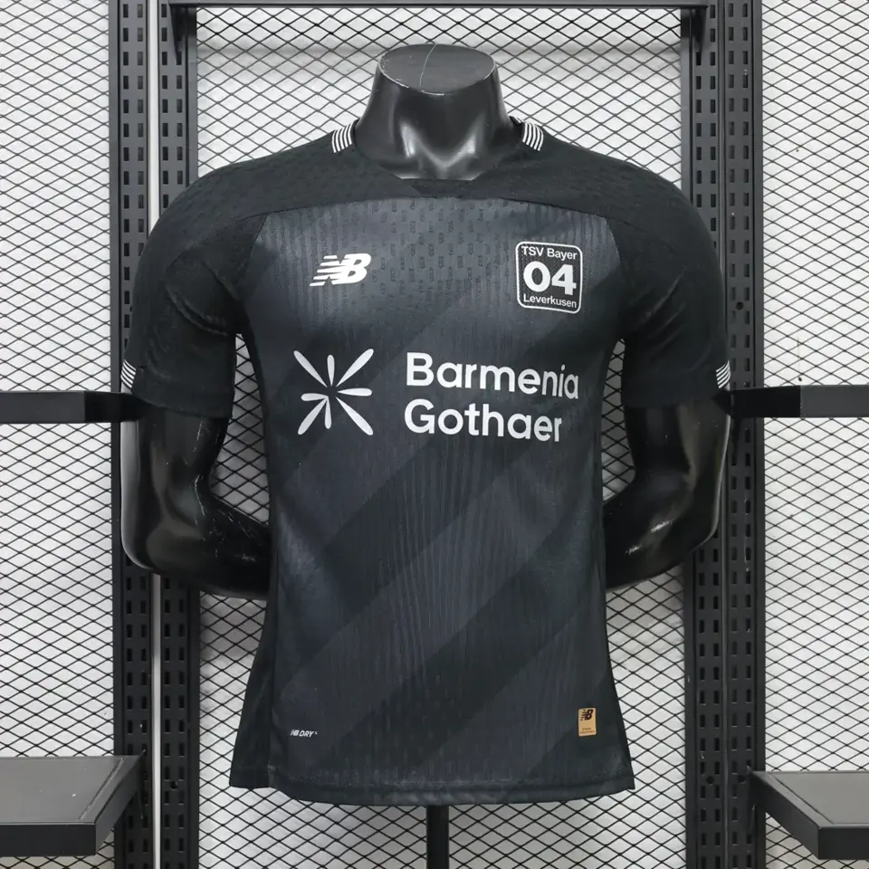 26-27 Bayer Leverkusen segundo partido fuera de casa, negro, S-2XL