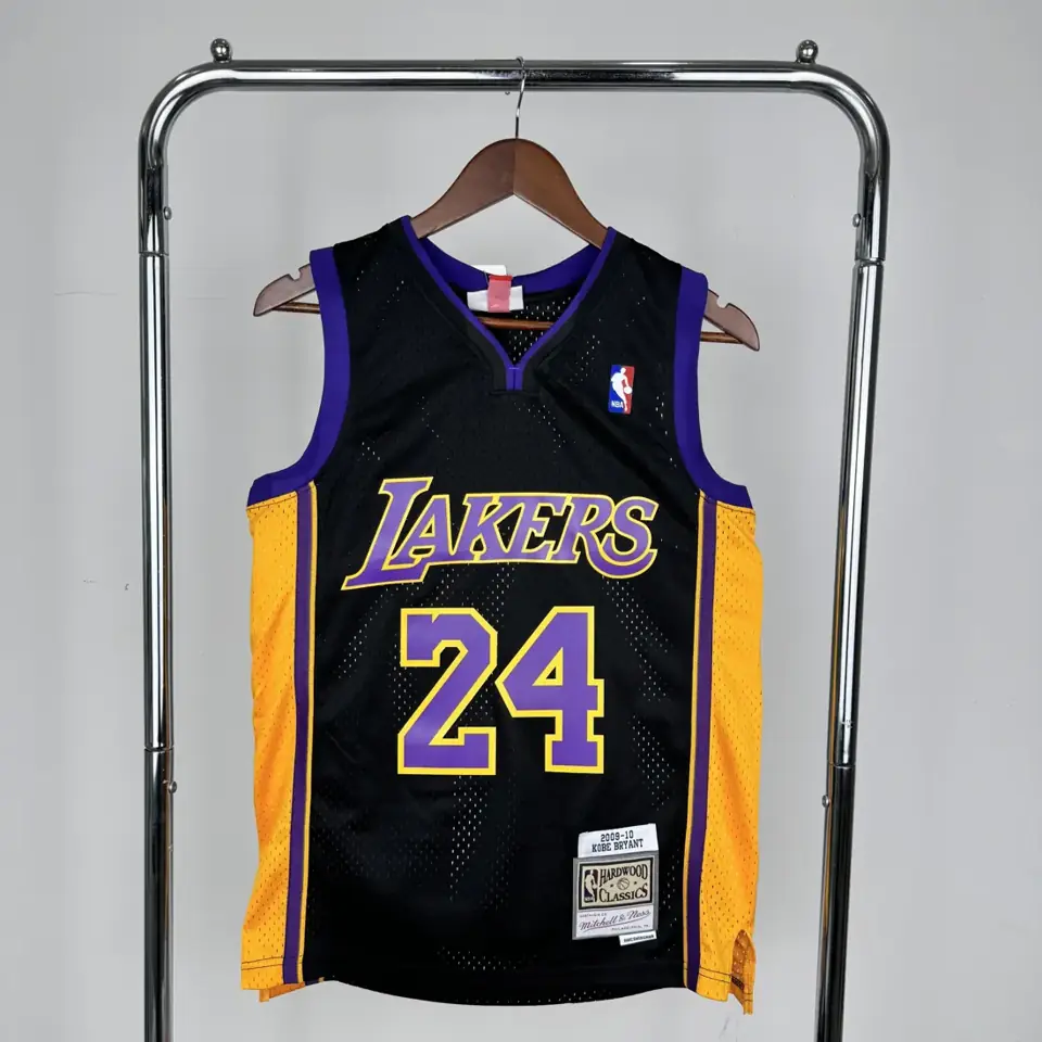 MN Lakers temporada 09/10 Noche de Bryant negro nº 24 Kobe