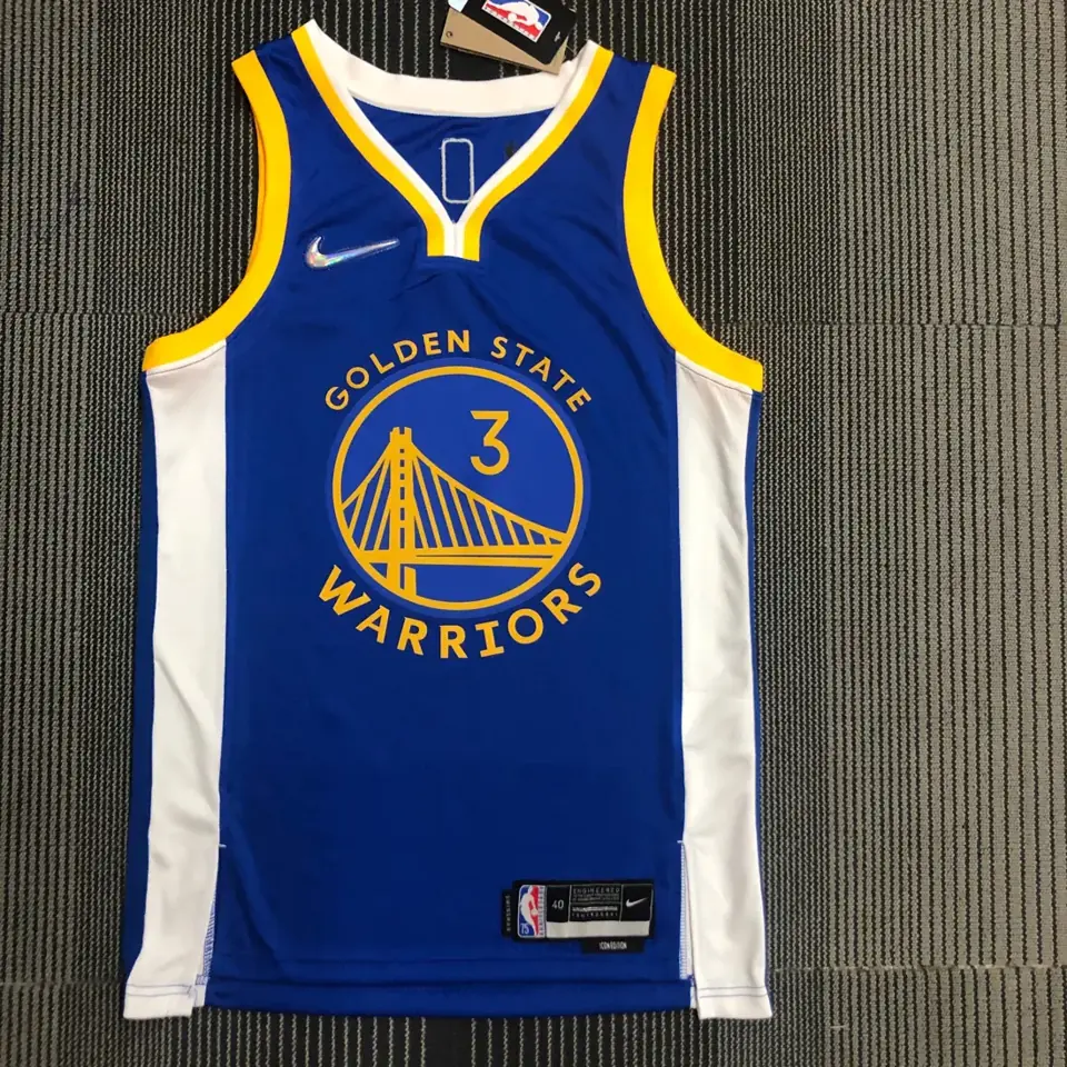 75 aniversario Warriors cuello en V azul número 3 Poole
