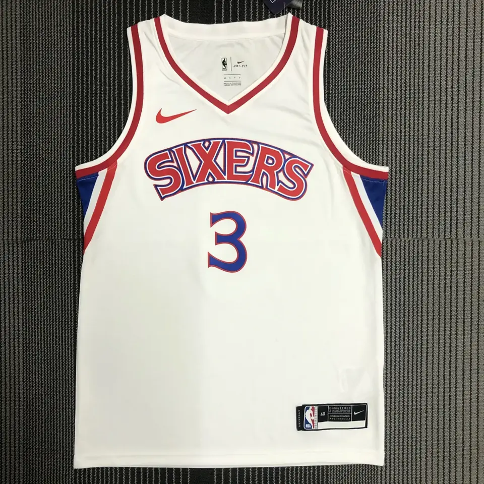 76ers novato blanco número 3 Iverson