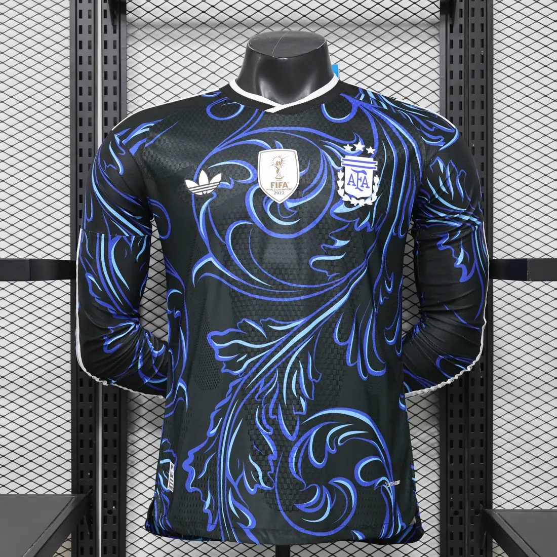 Versión jugador 26/27 Argentina visitante manga larga S a 3XL