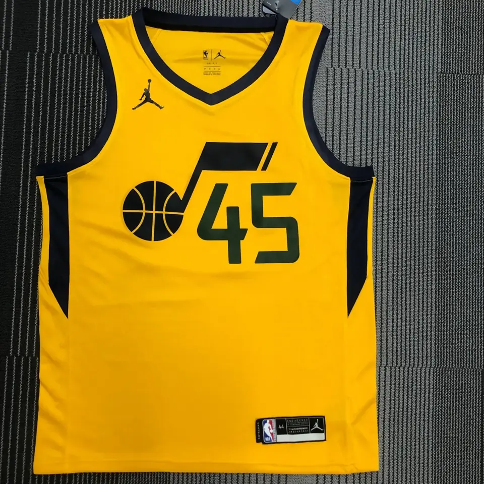 Temporada 21 Jazz tema Jordan amarillo n.º 45 Mitchell