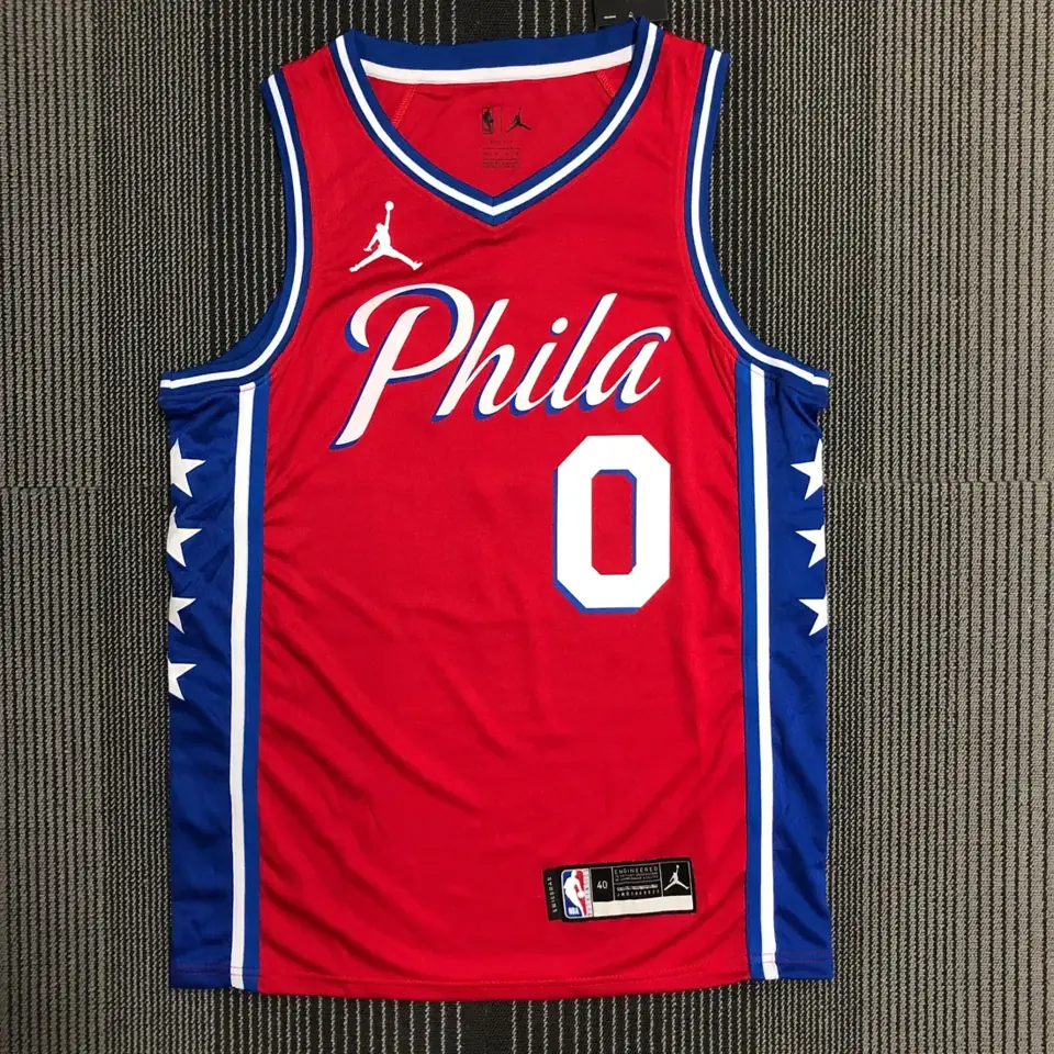 76ers edición Jumpman limitada rojo número 0 Maxey