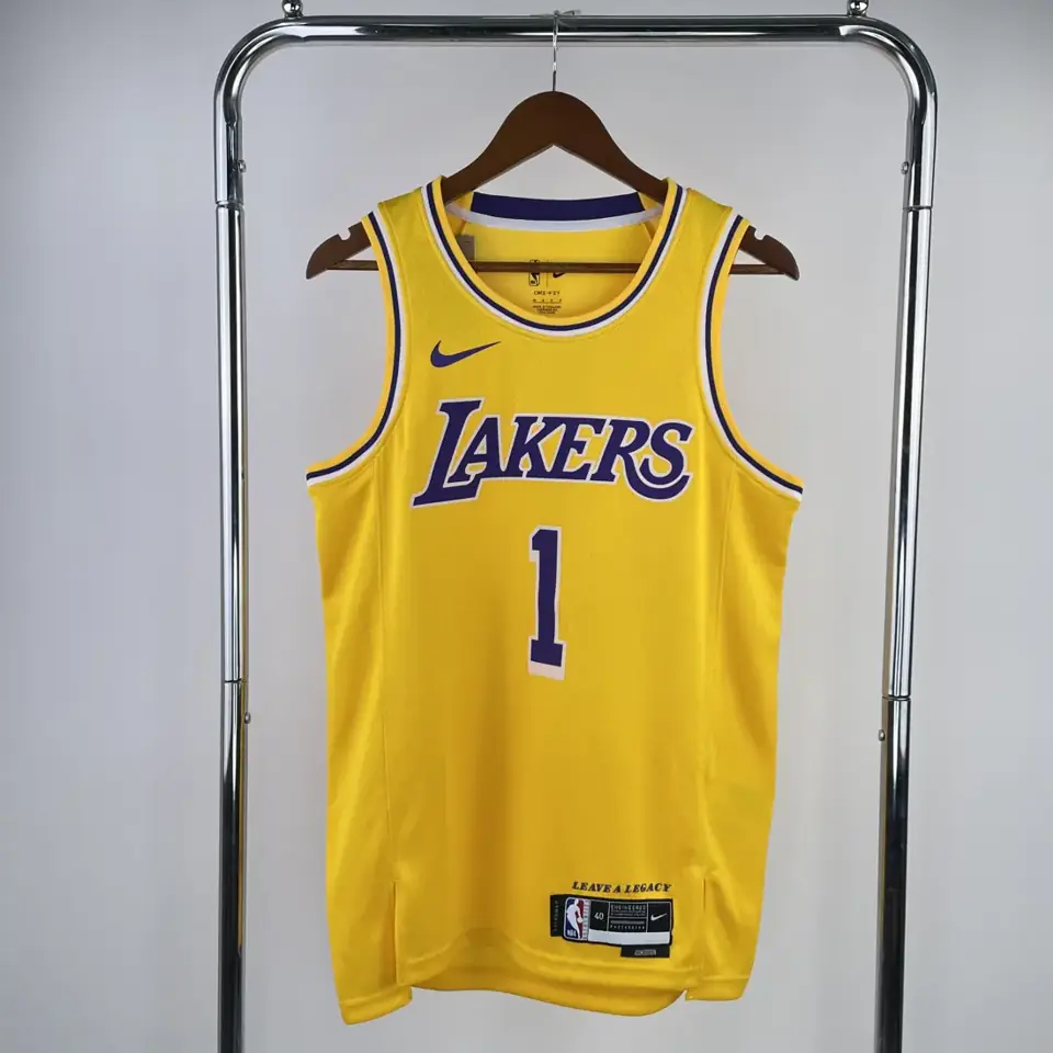 Lakers cuello redondo amarillo nº 1 Russell