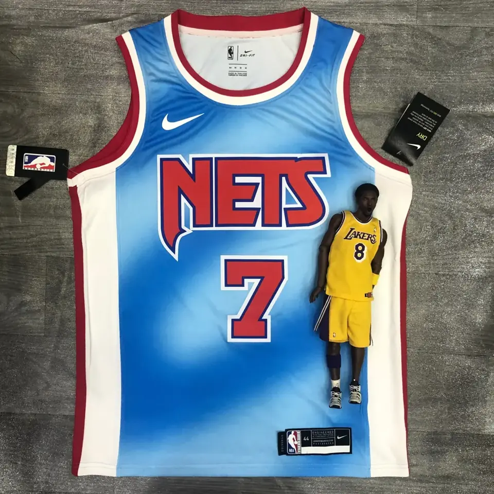 Temporada 21 Nets retro edición limitada azul nº 7 Durant