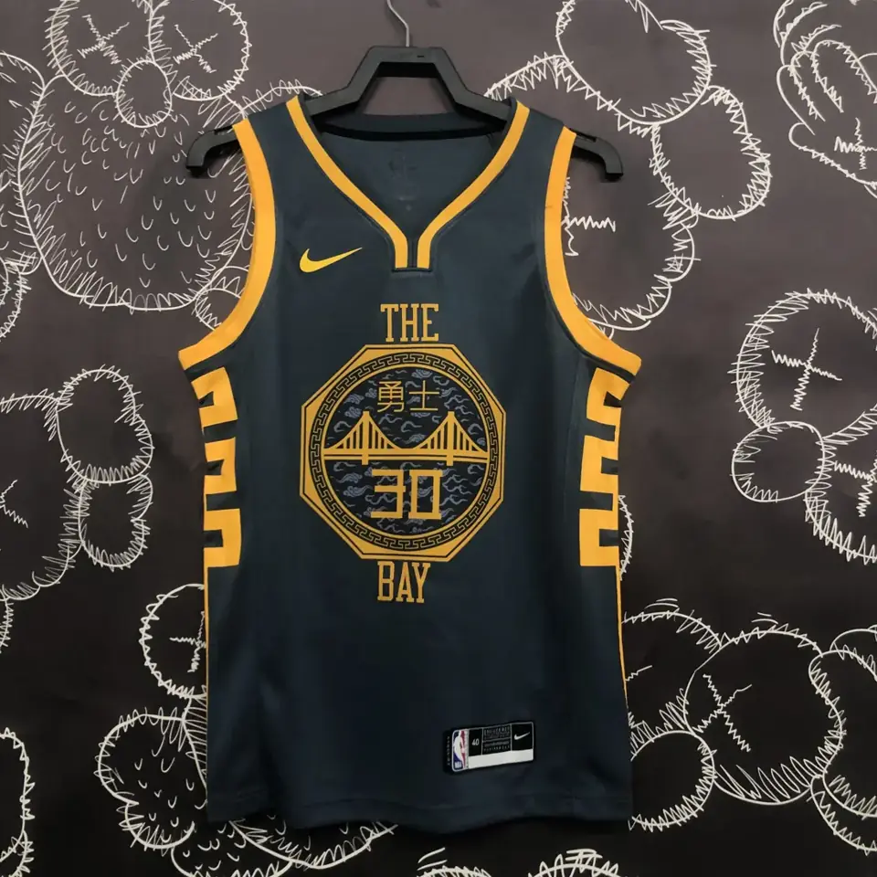 Temporada 18 Warriors gris Nº 30 Curry
