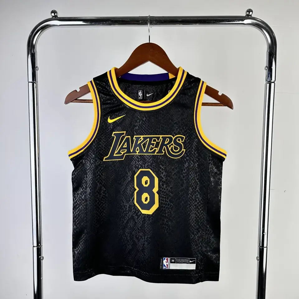 Juvenil/niños: Lakers - Estampado de serpiente - nº 8 Kobe