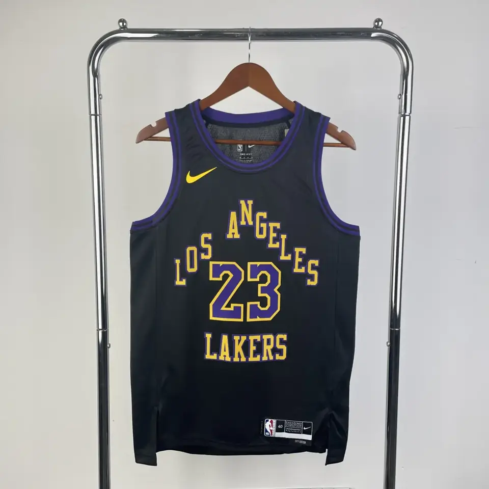 Camiseta temporada 26 Lakers City Edition número 23 James
