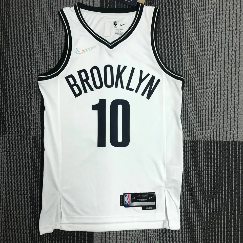 75 aniversario Nets blanco número 10 Simmons