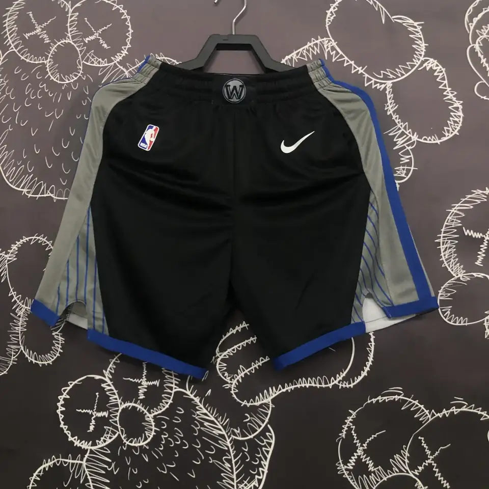 Temporada 20 Warriors pantalones cortos negro y gris