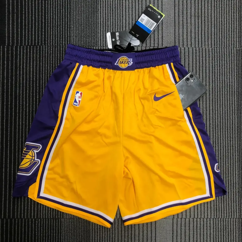 Lakers pantalones cortos amarillos