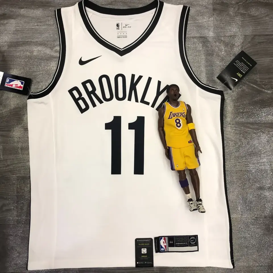 Brooklyn Nets blanco cuello en V nº 11 Kyrie Irving
