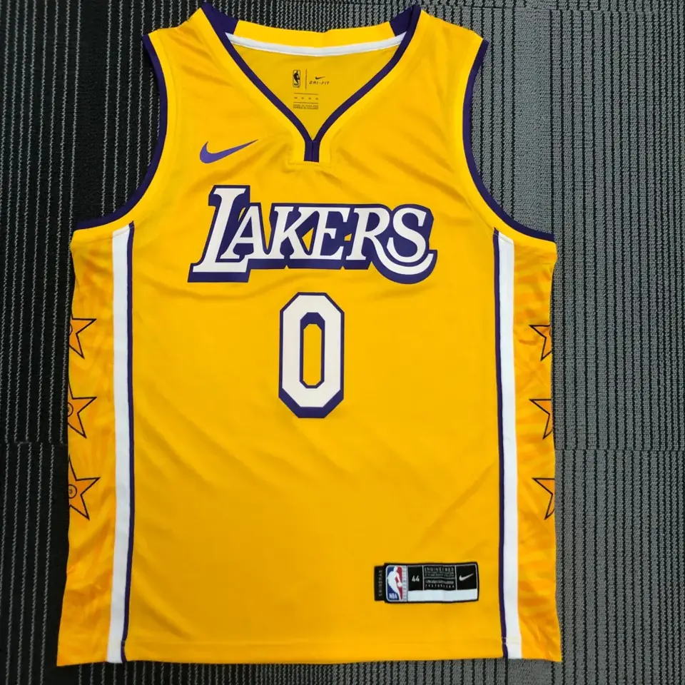 Lakers cuello en V versión leyendas (con estrellas) #0 Westbrook