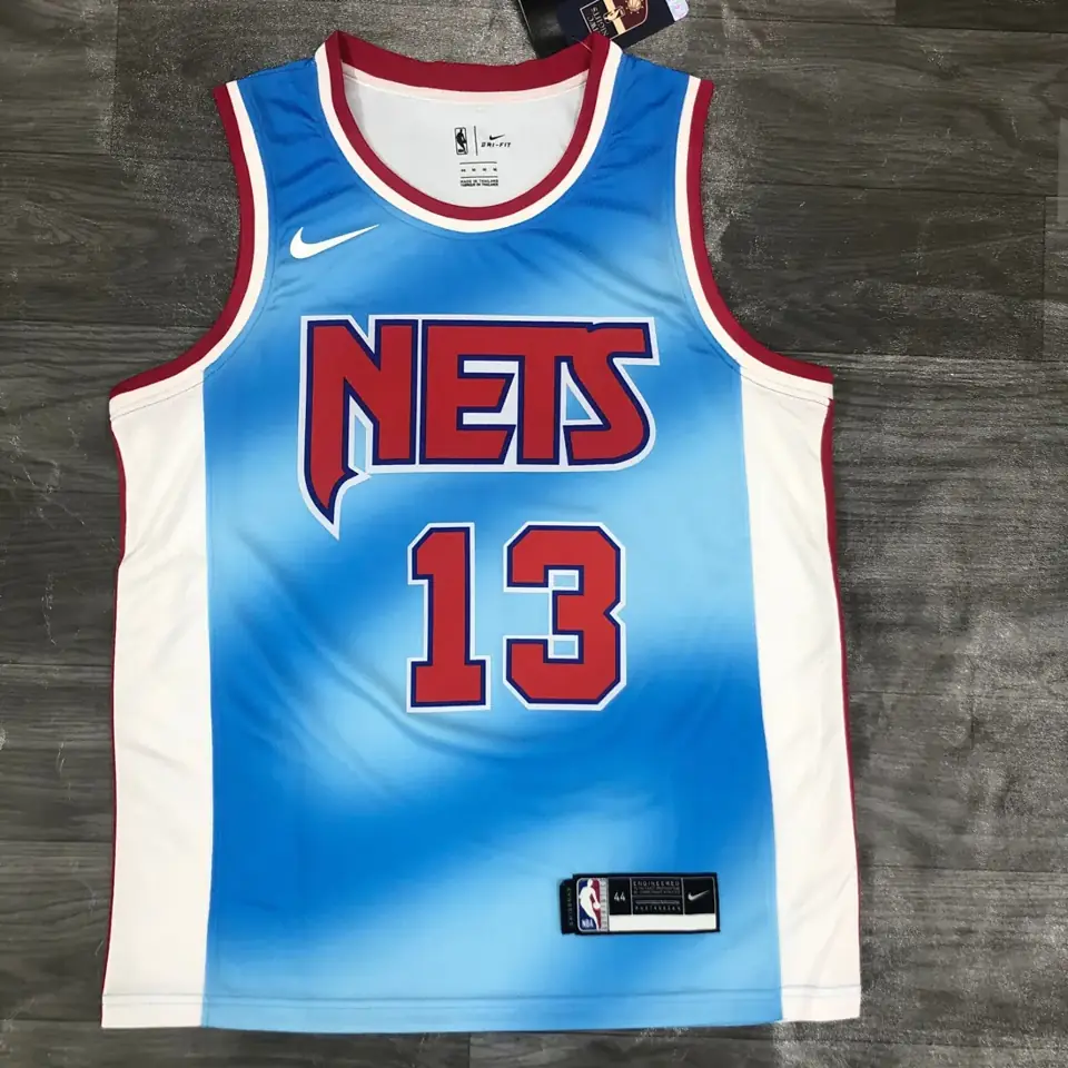 Temporada 21 Brooklyn Nets retro edición limitada azul nº 13 James Harden