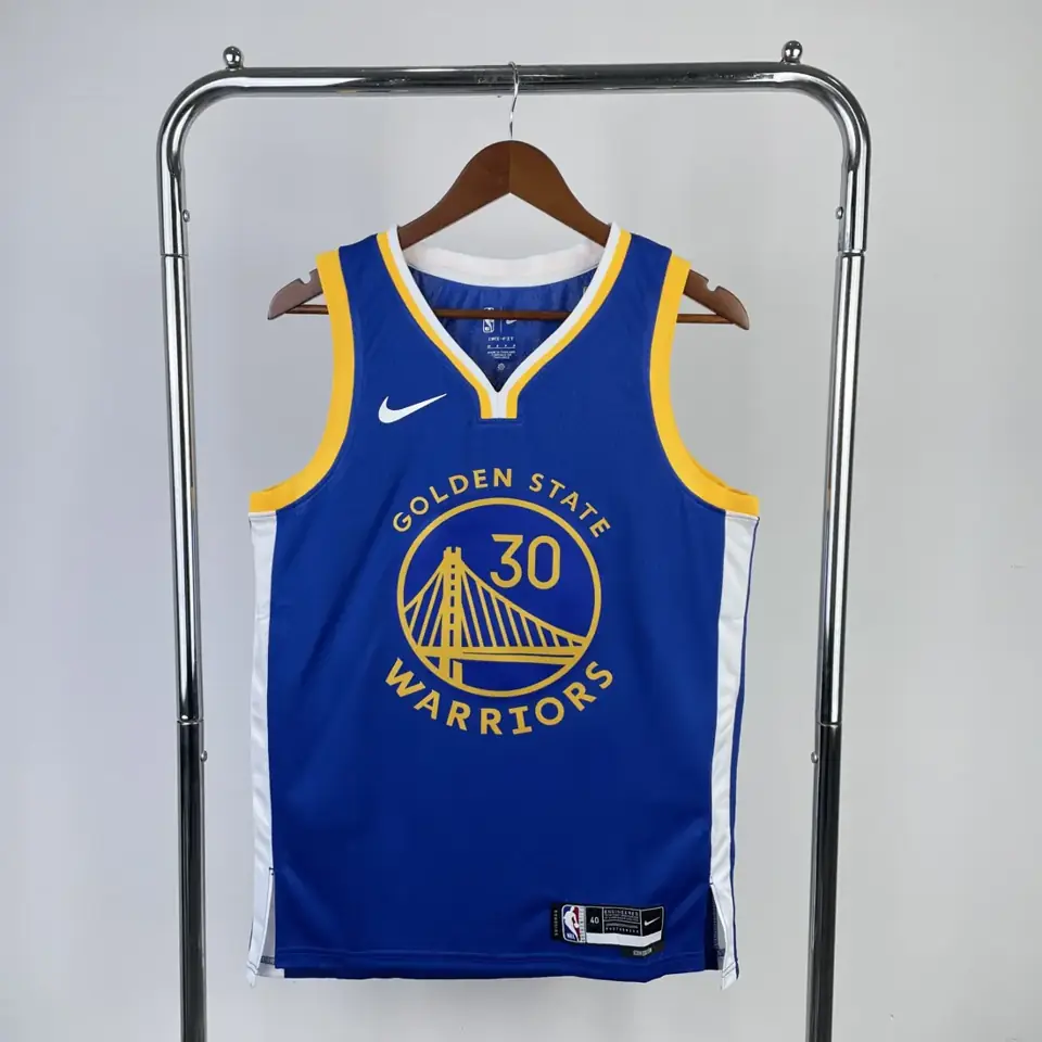 Temporada 23 Golden State Warriors visitante azul número 30 Curry
