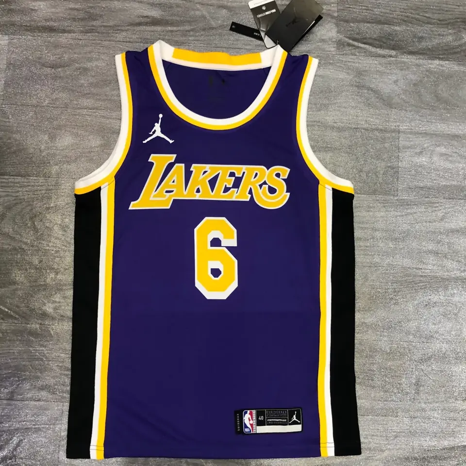 Lakers de Los Ángeles Edición Jumpman limitada n.º 6 LeBron James