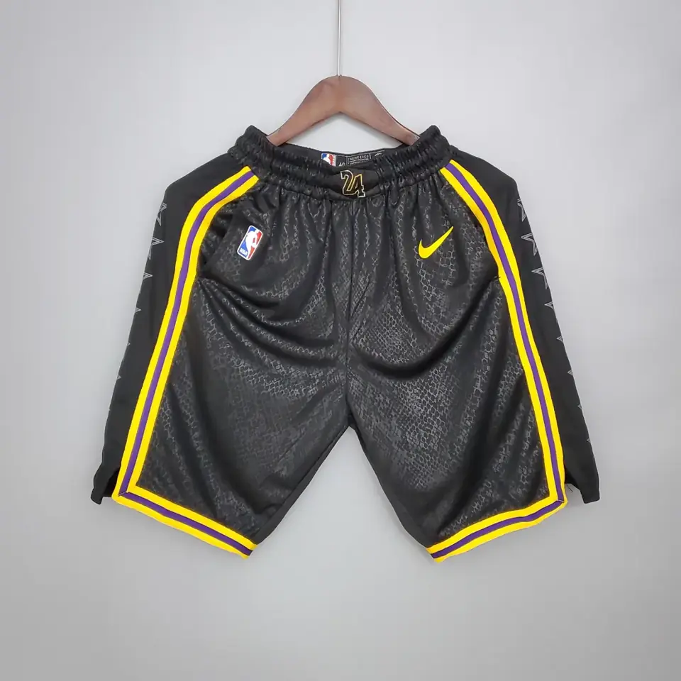 Lakers pantalones cortos con estampado de serpiente