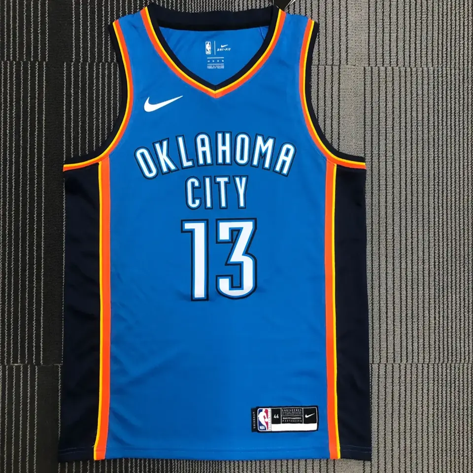 Camiseta azul de los Thunder n.º 13 George