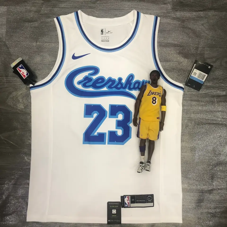Los Angeles Lakers Noche Latina retro edición colaboración con cantante blanco número 23 LeBron James