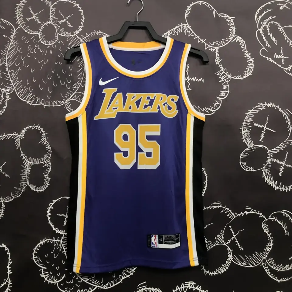 Lakers cuello redondo morado (modelo Nike) nº 95 Anderson