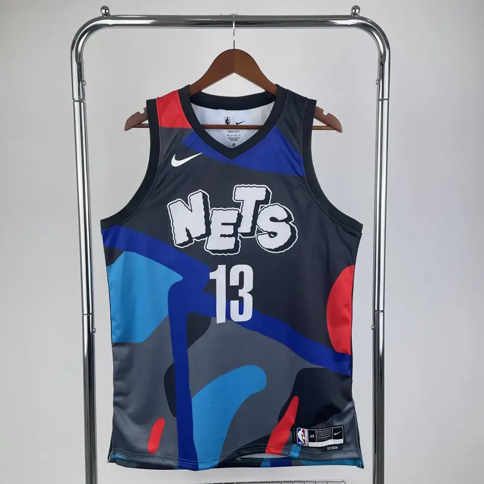 Temporada 24 Brooklyn Nets camiseta City Edition número 13 Harden