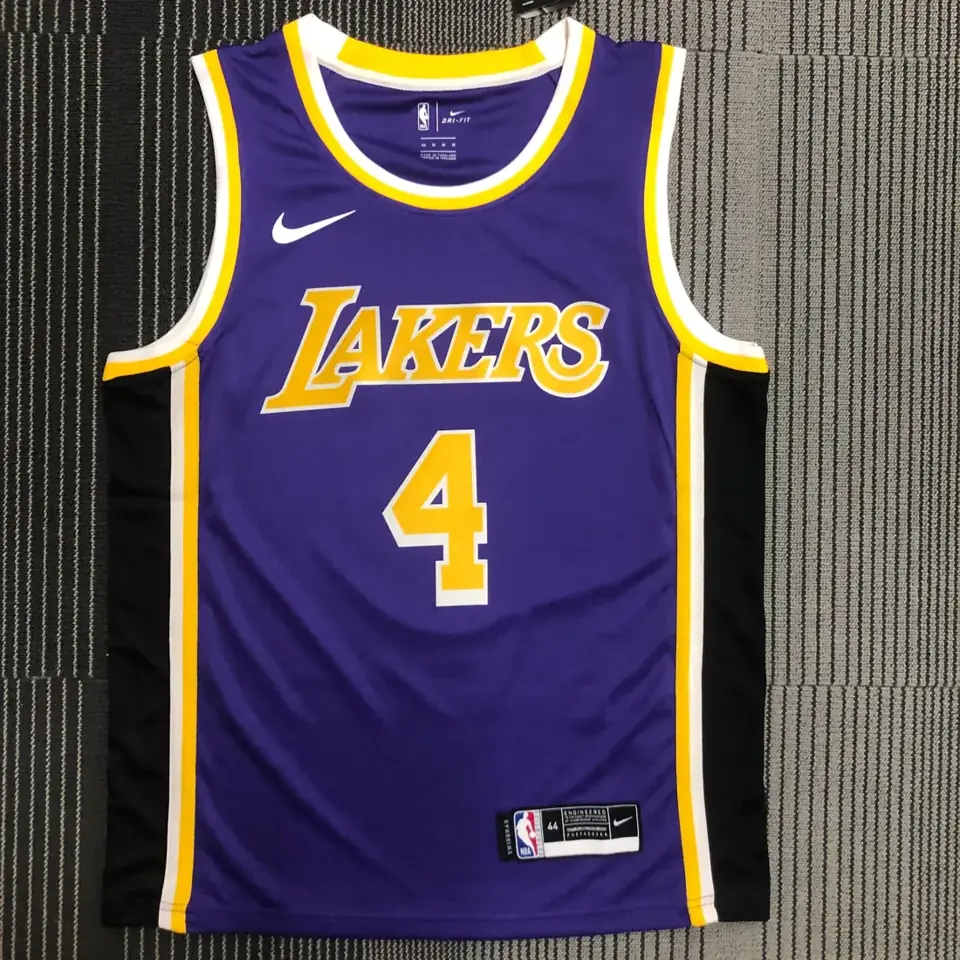 Lakers cuello redondo morado (estilo Nike) nº 4 Rondo