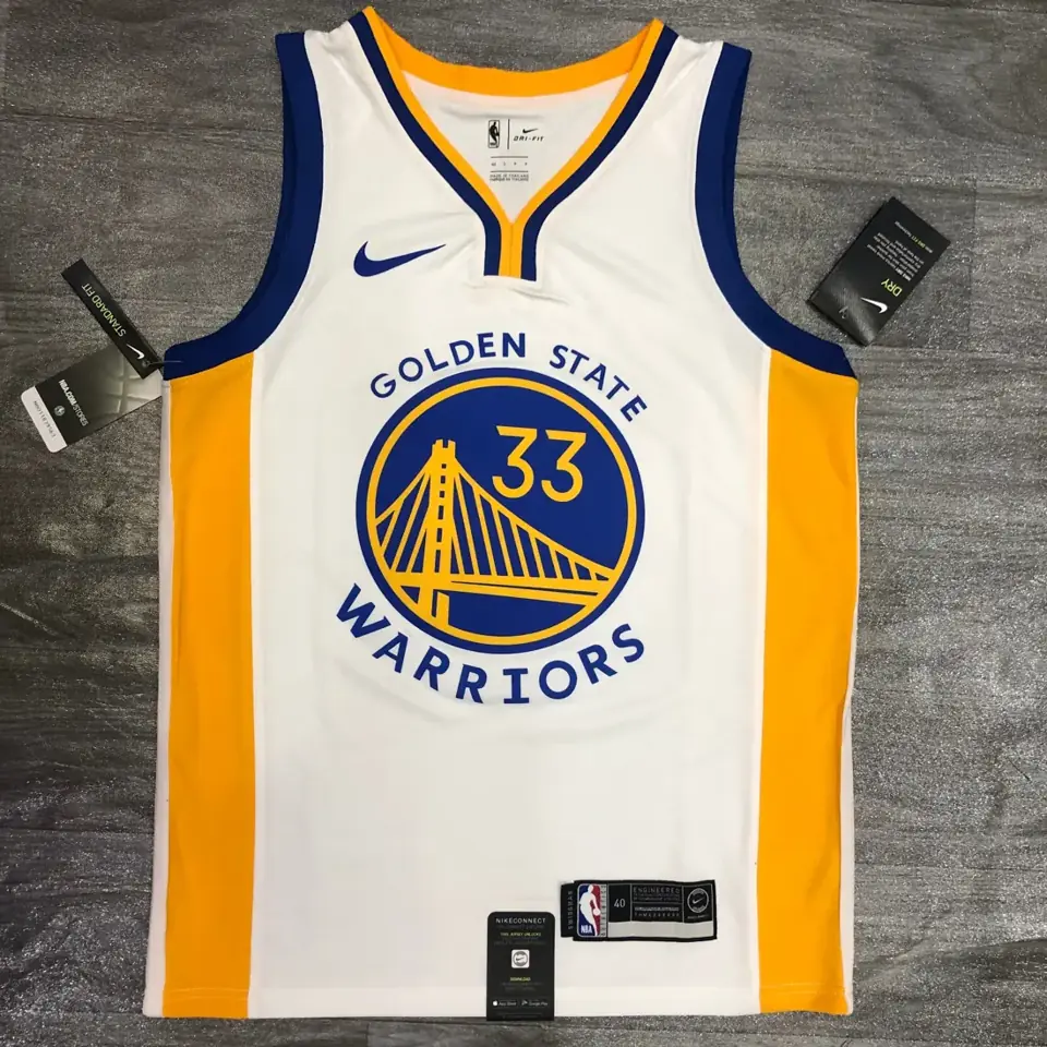 Temporada 20 Warriors cuello en V blanco nº 33 Wiseman