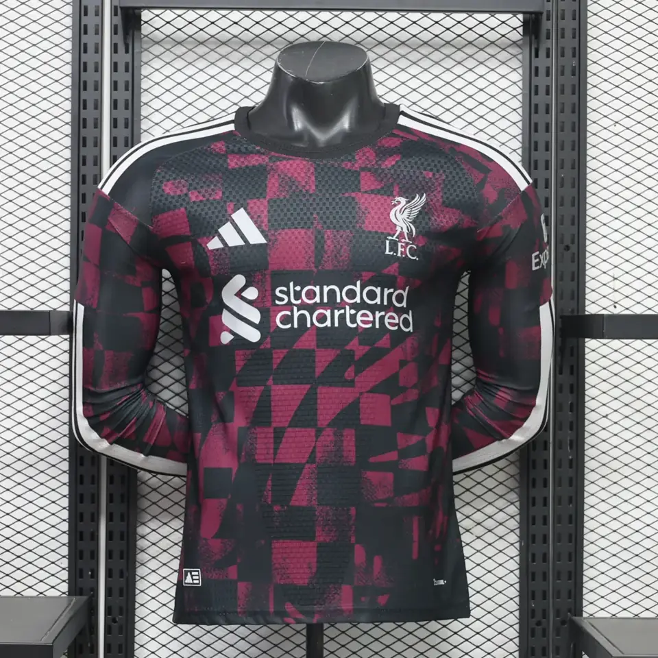 26-27 Liverpool segunda equipación de manga larga S-3XL