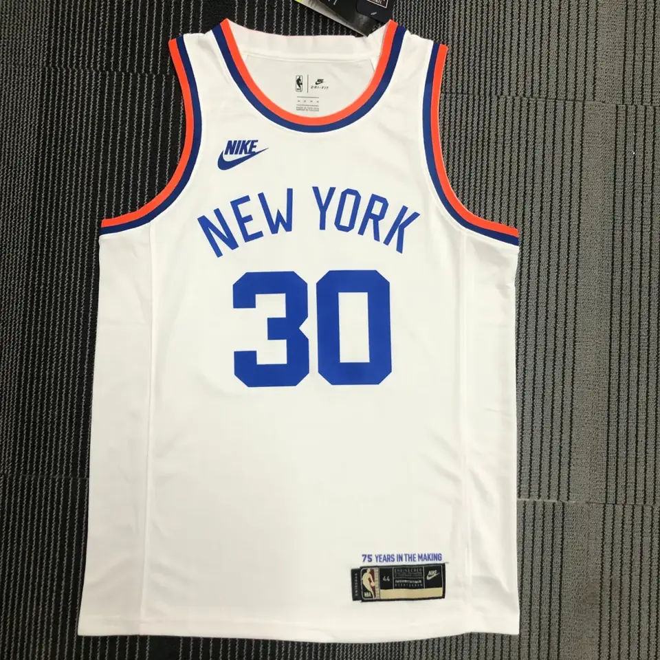 Camiseta retro 75.º aniversario de los Knicks n.º 30 Randle