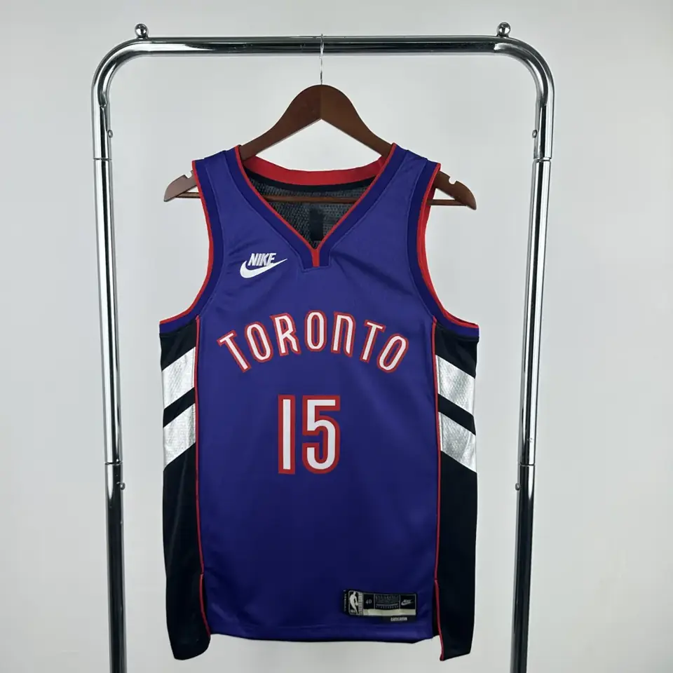 Temporada 25 Raptors retro número 15 Carter