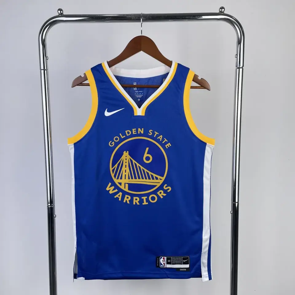 Temporada 23 Golden State Warriors visitante azul número 6 Nick Young