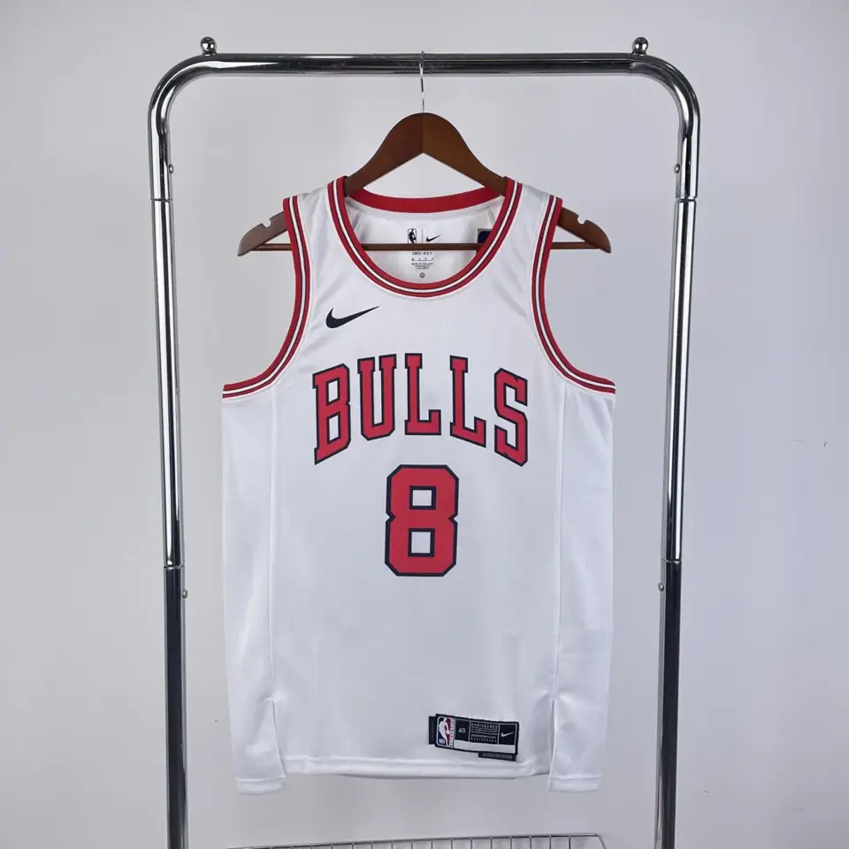 Temporada 23 Chicago Bulls blanco n.º 8 LaVine