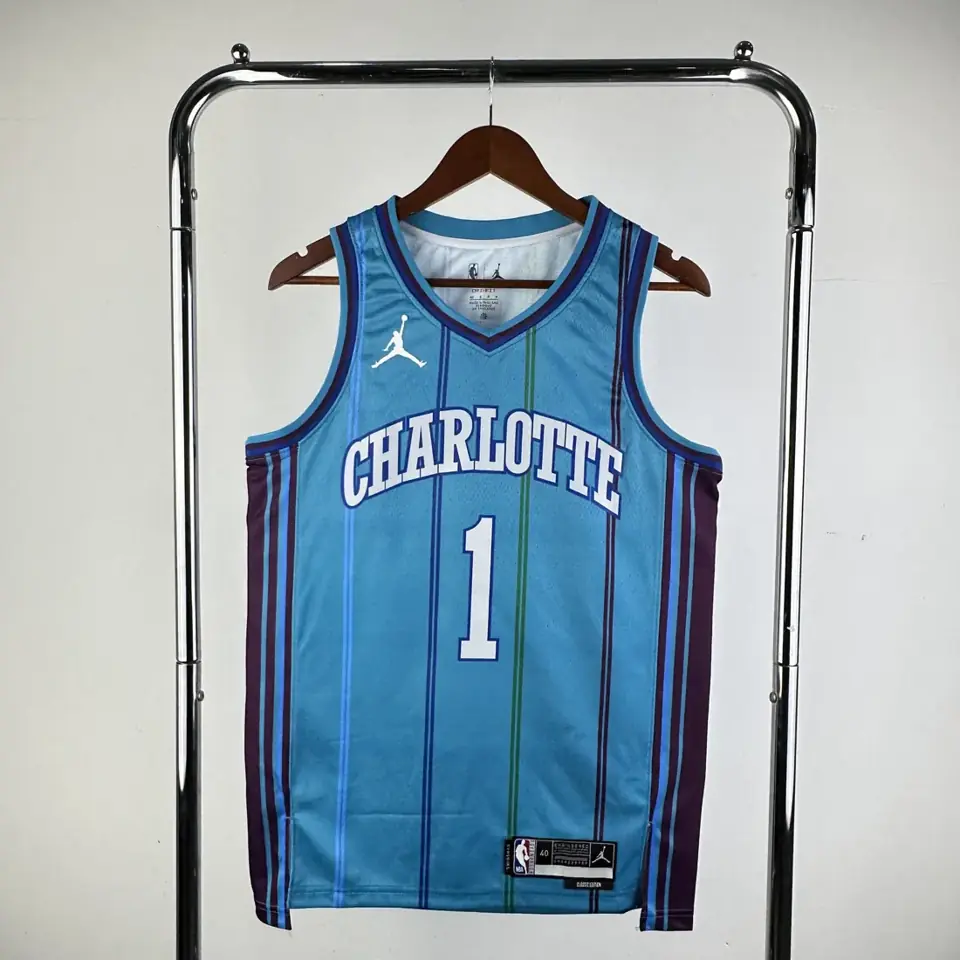 Temporada 24 Hornets retro número 1 Ball
