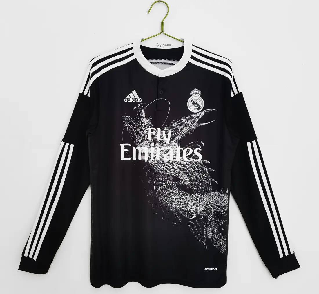 Manga larga: temporada 2014/15 Real Madrid camiseta de la tercera equipación 0B