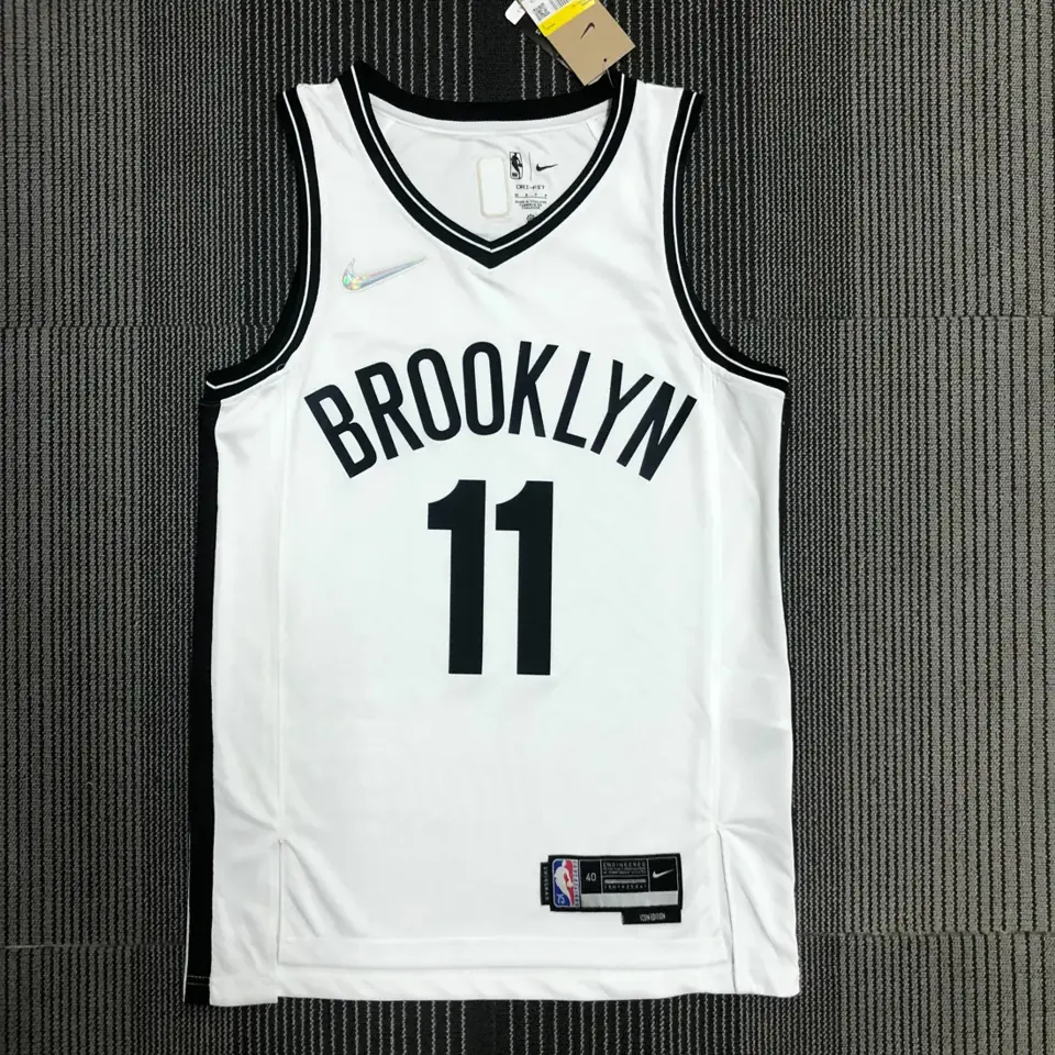 75 aniversario Nets blanco número 11 Irving