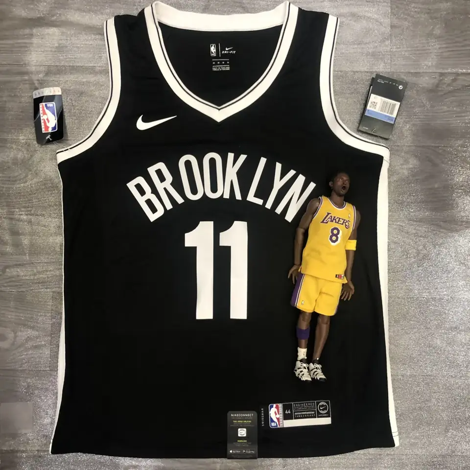 Brooklyn Nets cuello en V negro nº 11 Irving