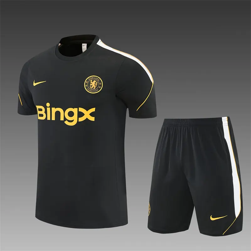 2627 manga corta Chelsea negro