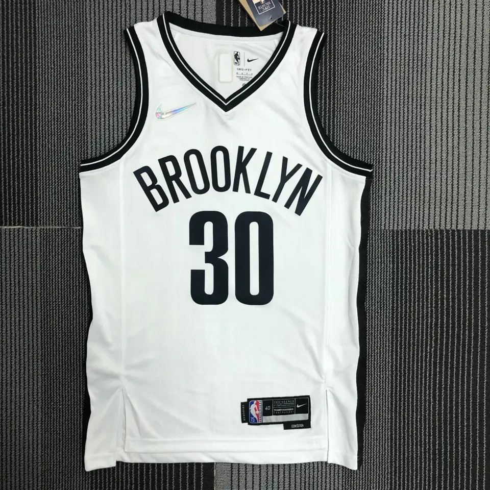 75 aniversario Nets blanco número 30 Curry