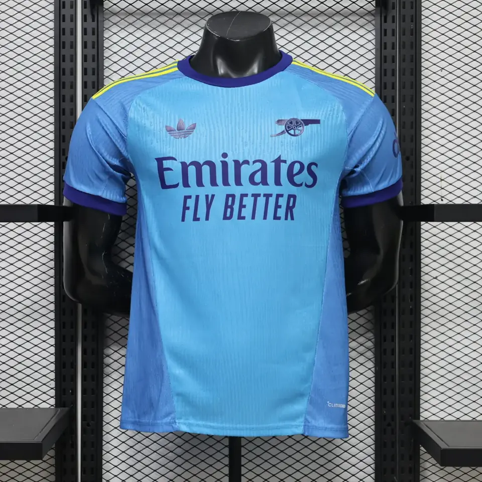Camiseta de portero del Arsenal, 26-27, azul claro, tallas S-2XL