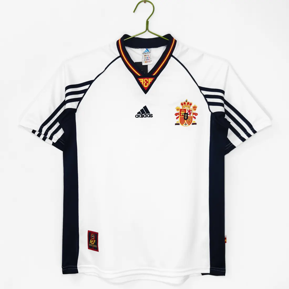Temporada 1998 España visitante retro blanco 8A