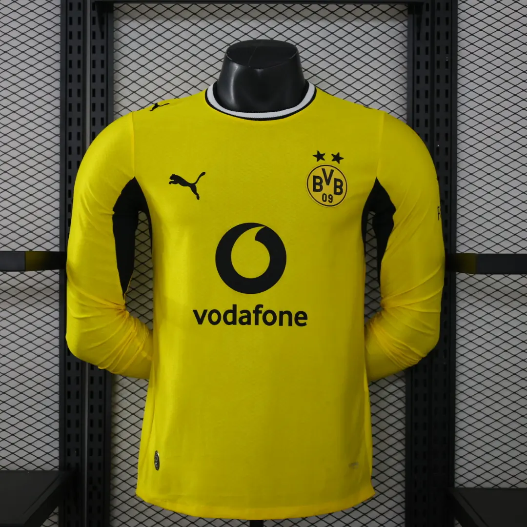 Versión jugador 26.27 Borussia Dortmund local manga larga S a 2XL