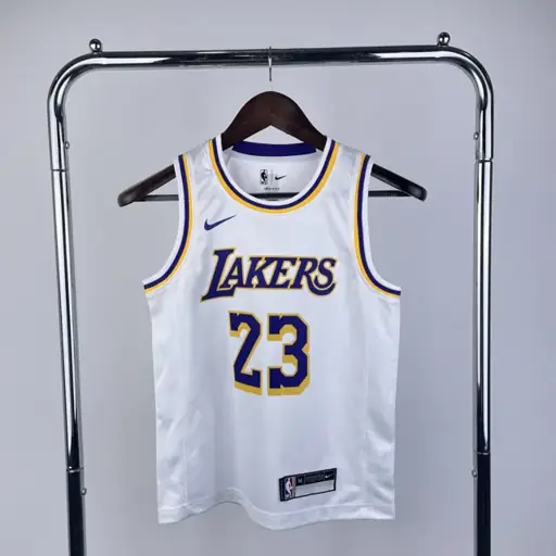 Juvenil para niños: Lakers blanco nº 23 James