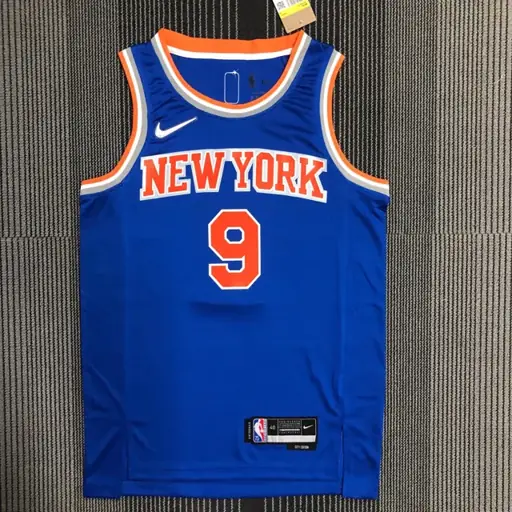 75 aniversario Knicks azul número 9 Barrett